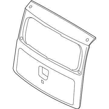 Kia 737002K060 Panel Assembly-Tail Gate