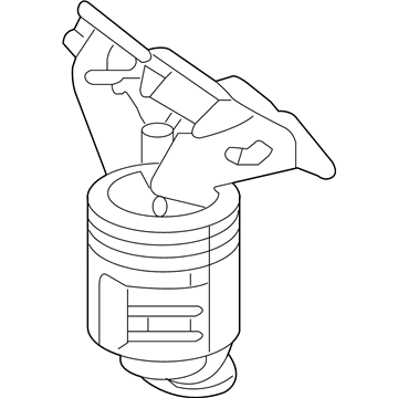 Kia 285103E830 Exhaust Manifold Catalytic Assembly, Left