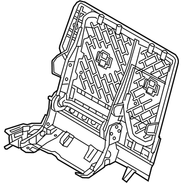 Kia 89410D9000 Frame Assembly-Rear Seat Back