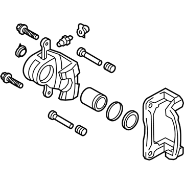 Kia 583110WA00 Rear Brake Caliper Kit, Right