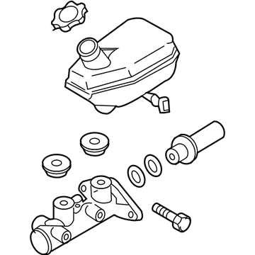 2014 Kia Sedona Brake Master Cylinder - 585104D550