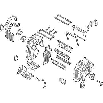 Kia 971004C010 Heater & EVAPORATOR