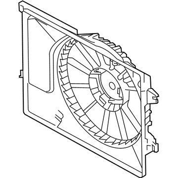 Kia 253503X500 SHROUD-Radiator