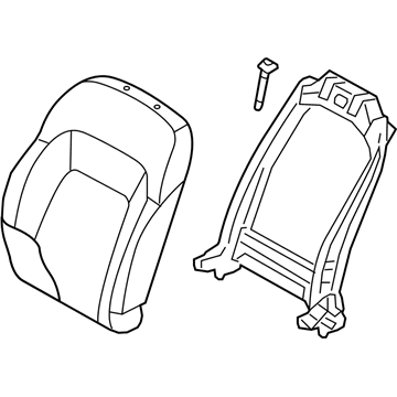 Kia 883033W002EAQ Back Assembly-Front Seat Driver