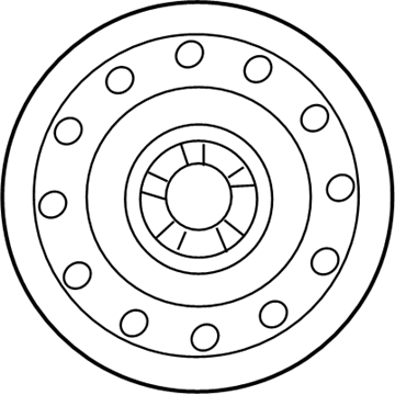 Kia 529102G451 Wheel Assembly-Steel