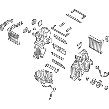 Kia 97205H9410 Heater & EVAPORATOR