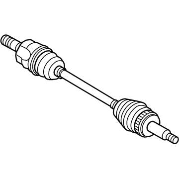 2011 Kia Sorento Axle Shaft - 496000W900