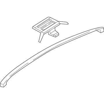 Kia 0K2N1509H0 MOULDING-Roof, RH