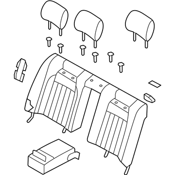 Kia 893003T430KBG Back Assembly-Rear Seat