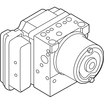 Kia Rio ABS Pump And Motor Assembly - 589201W400