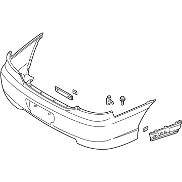 2001 Kia Spectra Bumper - 0K2N150220XX