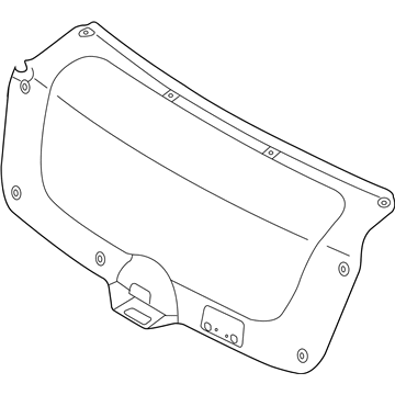 Kia 81752A7200WK Trim Trunk Lid