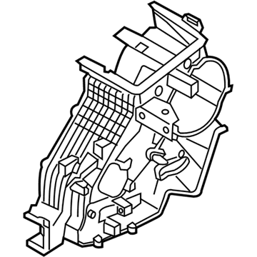 Kia 97135B2000 Case-Heater & EVAPORATOR