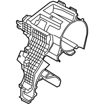 Kia 97134B2000 Case-Heater & EVAPORATOR