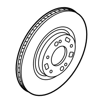 Kia 51712L0000 Disc-Front Wheel Bra