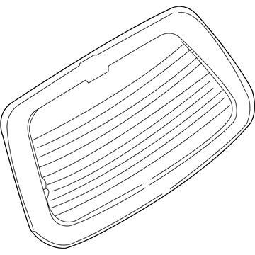 Kia 871104D110 Glass Assembly-Tail Gate