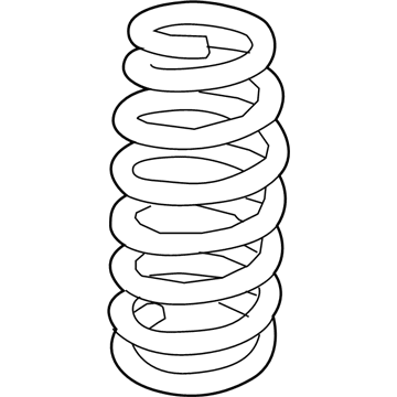 Kia 55350A8100 Spring-Rear