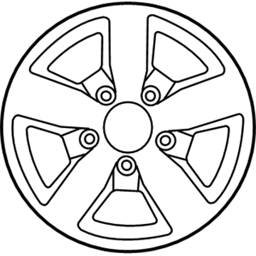 Kia 529103E520 Wheel Assembly-Aluminum