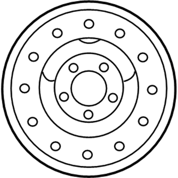 Kia 529103E900 Wheel Assembly-Steel