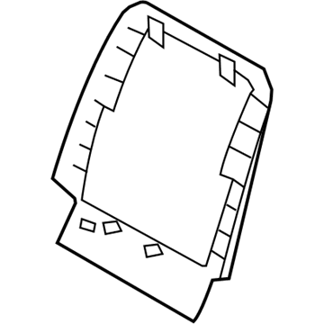 Kia 883972F000NM Back-Garnish Assembly