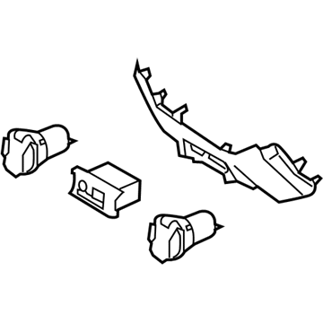 Kia 847601W260HU Panel-Crash Pad,Center