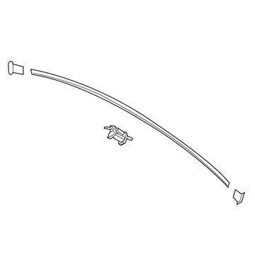 Kia 87240A7000 MOULDING Assembly-Roof R