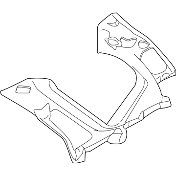 Kia 858601D500QW Trim Assembly-Rear Pillar