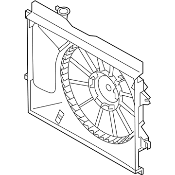 Kia 25350B2000 SHROUD-Radiator