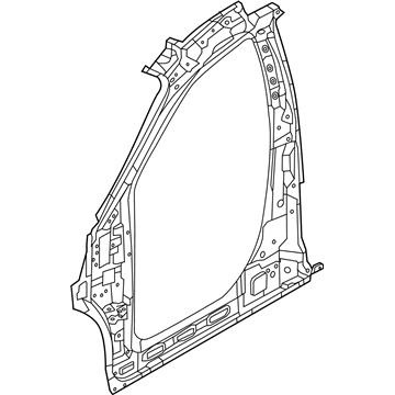 Kia 712204D010 Pillar Assembly-Front Inner R