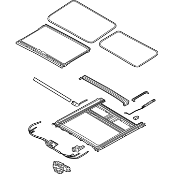 Kia 816004D070QW Sunroof Assembly