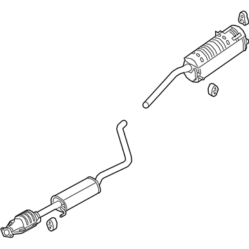 2021 Kia Rio Muffler - 28600H9300