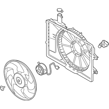 2022 Kia Forte Fan Shroud - 25380M6000