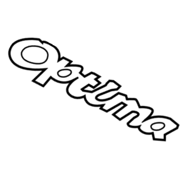 2002 Kia Optima Emblem - 863103C000