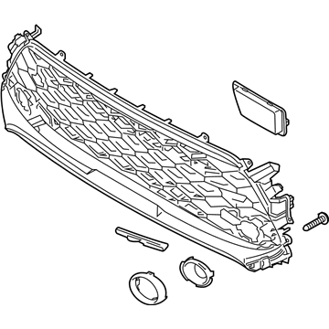 Kia 86530K0500 Front Bumper Grille