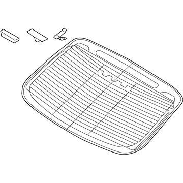 Kia 87110J6000 Glass Assembly-Rear Wind