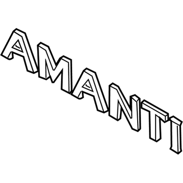 Kia 863103F510 Amanti Emblem