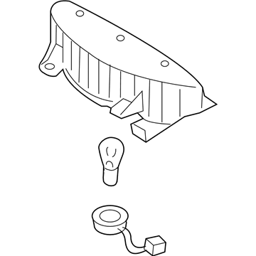 Kia 927002F300 Lamp Assembly-High Mounted Stop