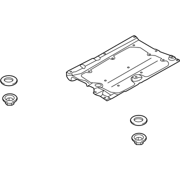 Kia 84135D4000 Under Cover Assembly-FLO