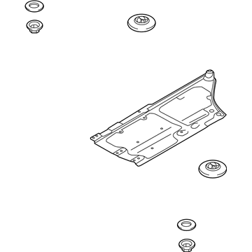 Kia 84137D5000 Under Cover-Rear LH