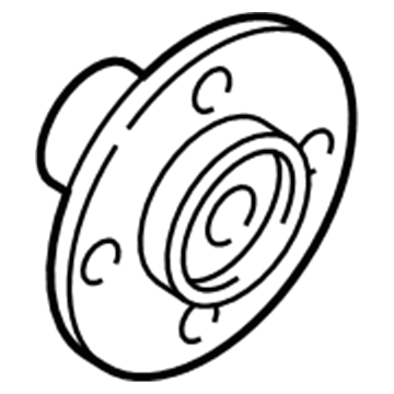 2004 Kia Rio Wheel Bearing - 51750FD000