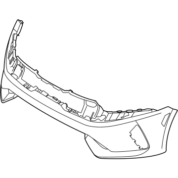 Kia 86510L3000 Front Bumper Cover Assembly