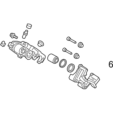 Kia Optima Hybrid Brake Caliper Bracket - 58210A8500