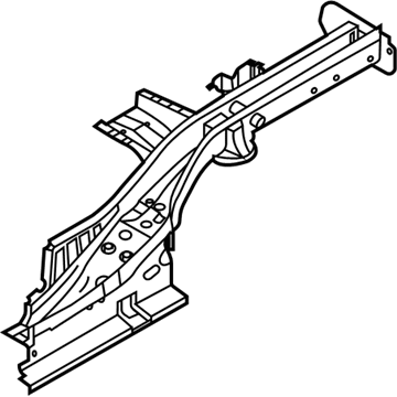 Kia 65710K0000 Member Assembly-Rear FLO