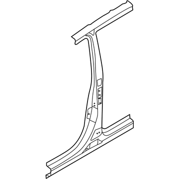 Kia 714012JA10 Pillar Assembly-Center Outer