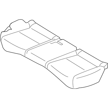 Kia 89100K0100SQ4 Cushion Assembly-Rr Seat
