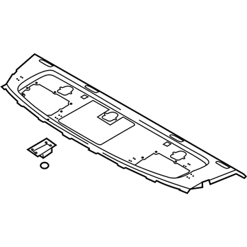 Kia 856103C301BT Trim Assembly-Package Tray