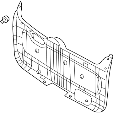 Kia 817504D000CS Panel Assembly-Tail Gate