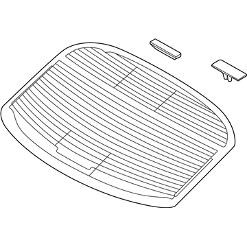 Kia 871104C030 Glass Assembly-Rear Window