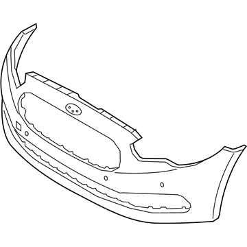 Kia 865403T200 Front Bumper Cover