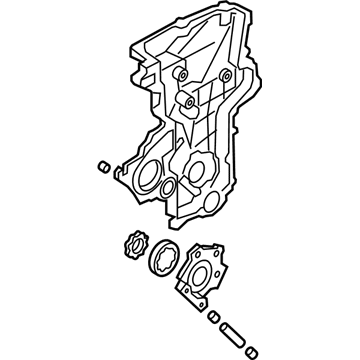 Kia 213502B000 Cover Assembly-Timing Chain